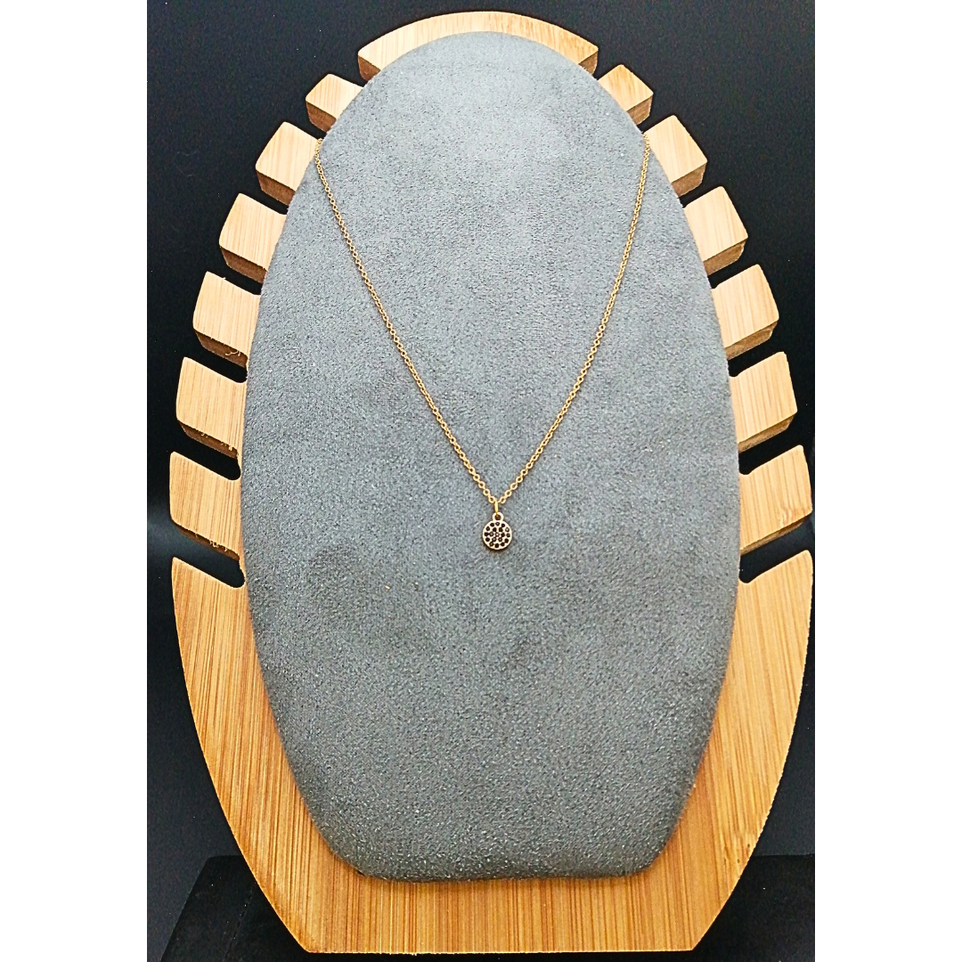 Collier Manon ras de cou noir