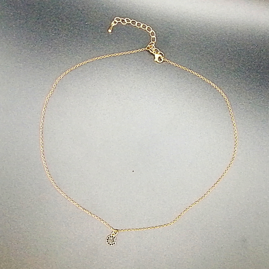 Collier Manon ras de cou noir
