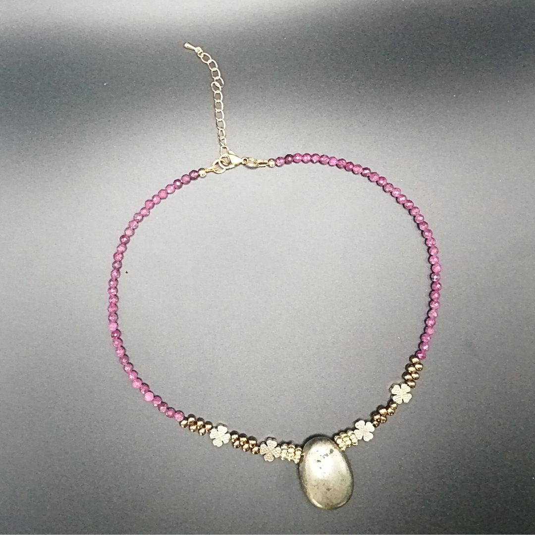 Collier Priscilla Rubis