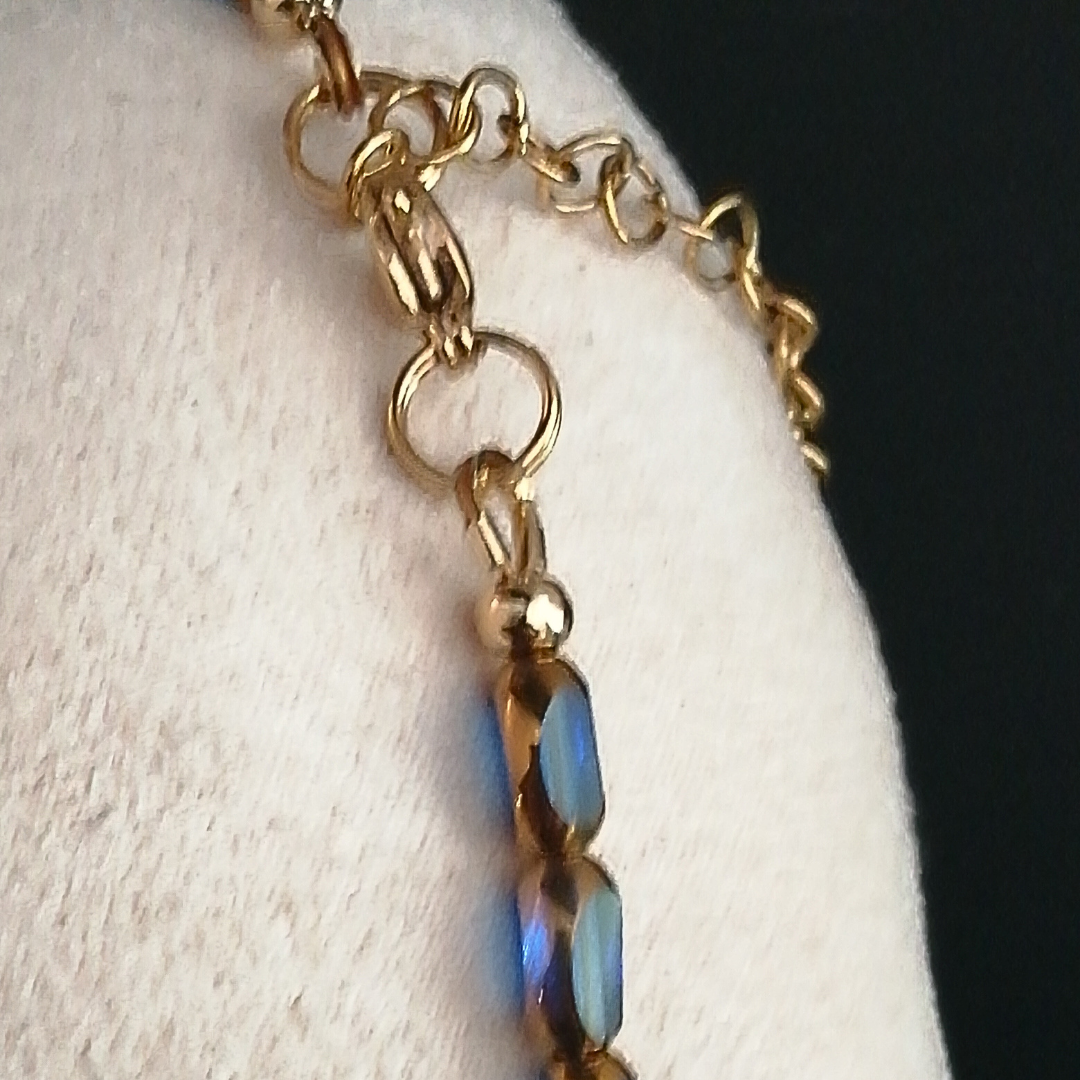 Parure Trio lapis bleu intense