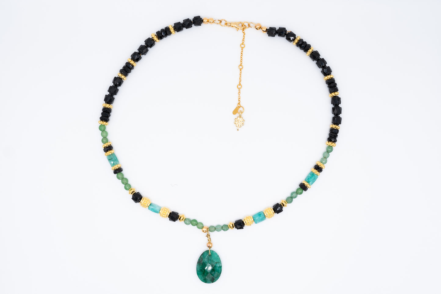 Collier Aventurine Emeraude
