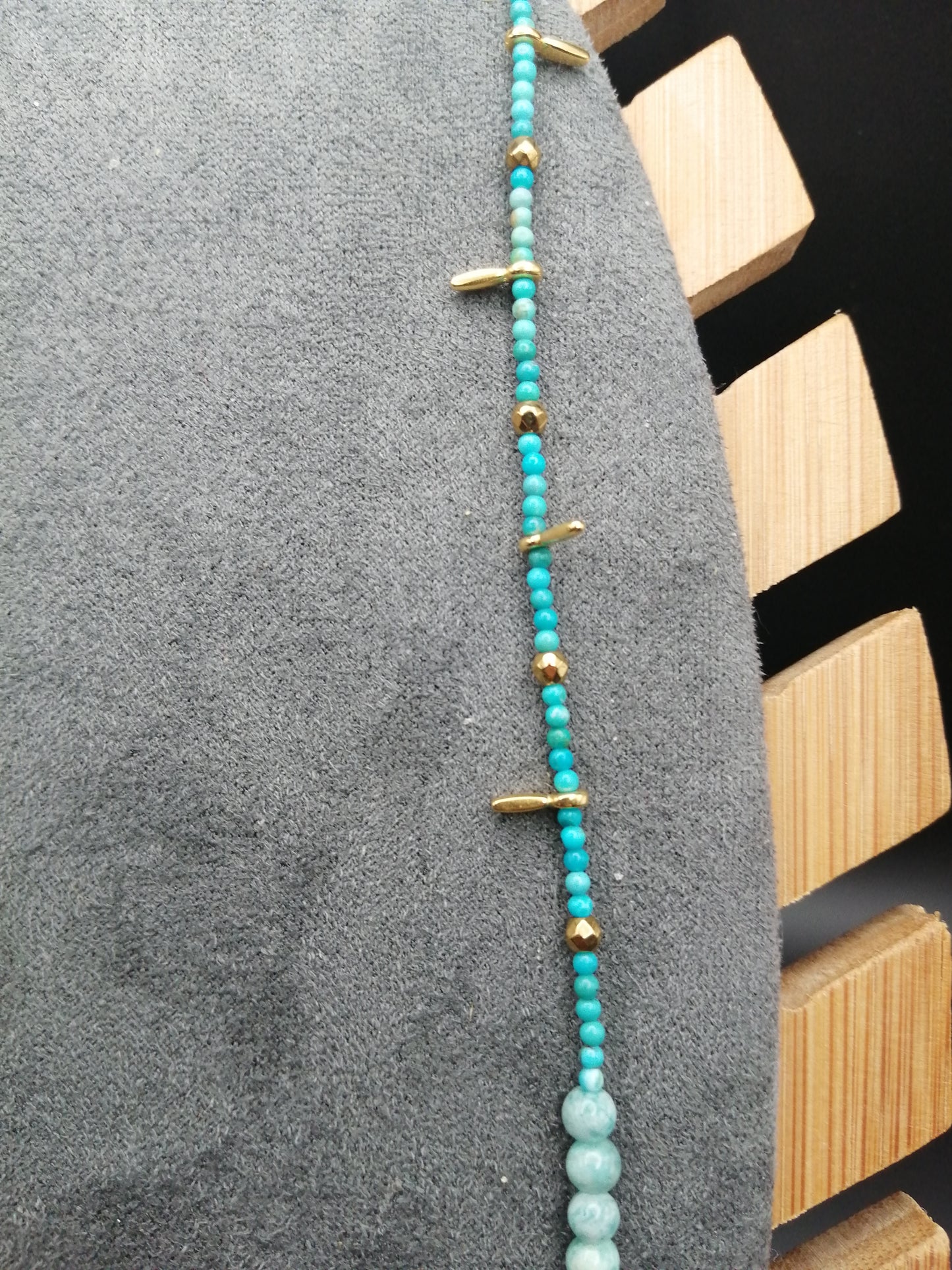 Bracelet Lio Triple Rang Turquoise