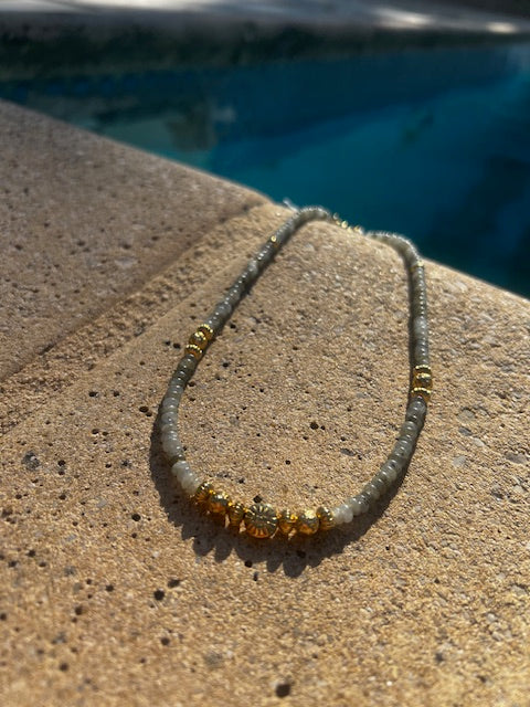 Collier Labradorite Talisman