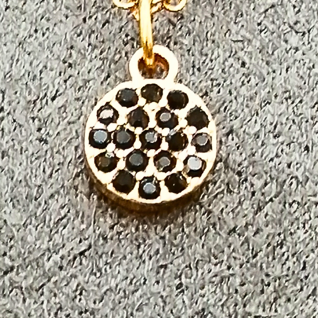 Collier Manon ras de cou noir