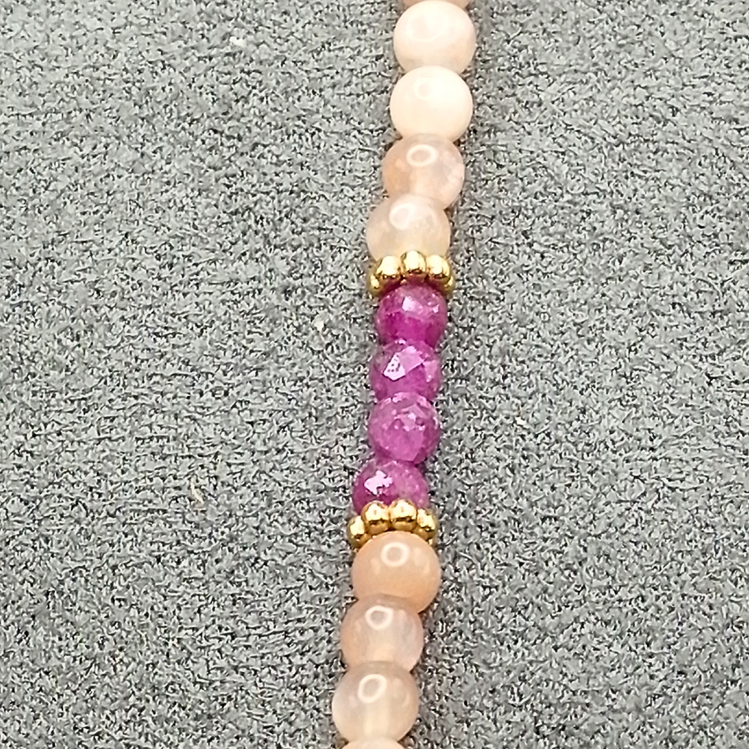 Collier aventurine pêche