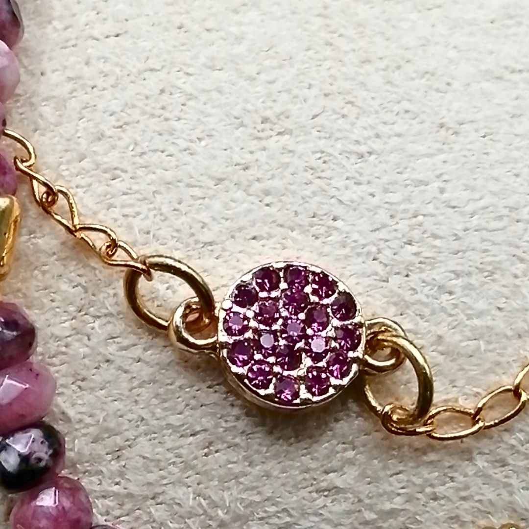 Bracelet trio rose