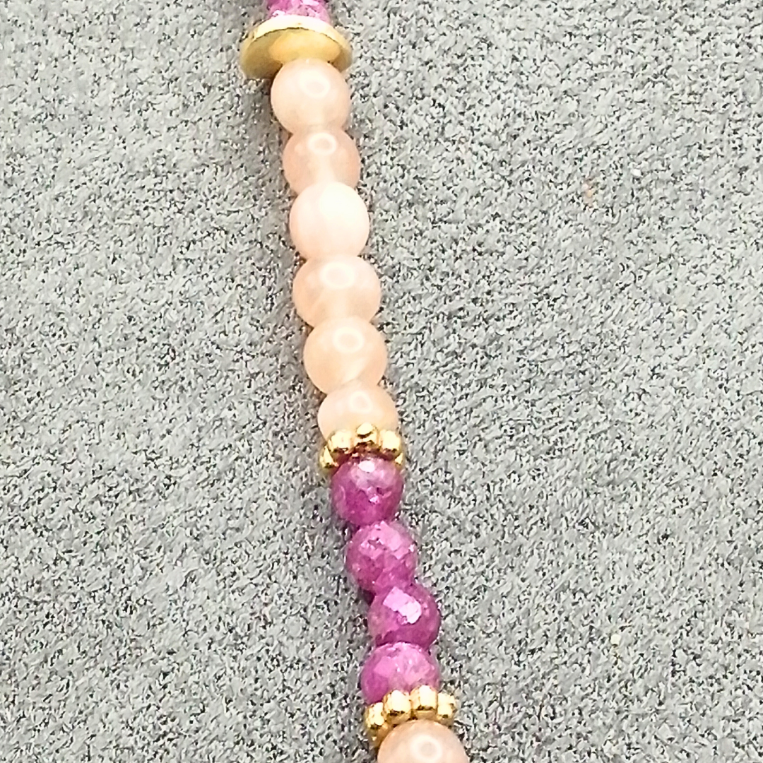 Collier aventurine pêche
