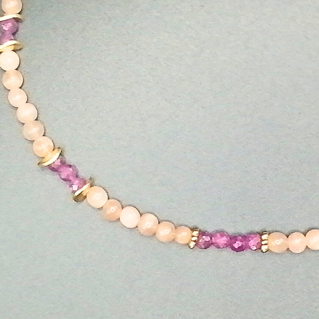 Collier aventurine pêche
