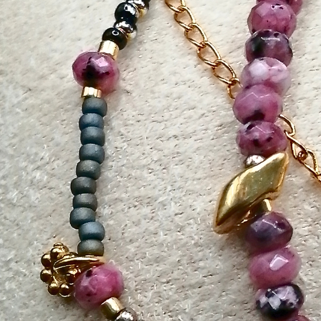 Bracelet trio rose