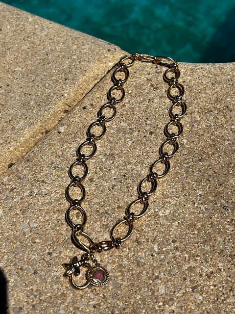 Collier Bouée et Breloques