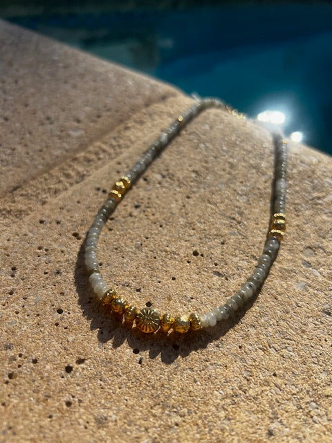 Collier Labradorite Talisman