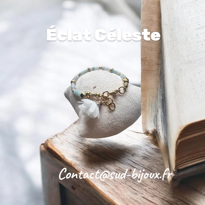 Bracelet Éclat Céleste – Amazonite Bleu Ciel
