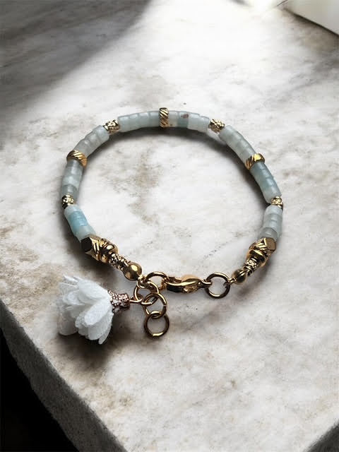Bracelet Éclat Céleste – Amazonite Bleu Ciel